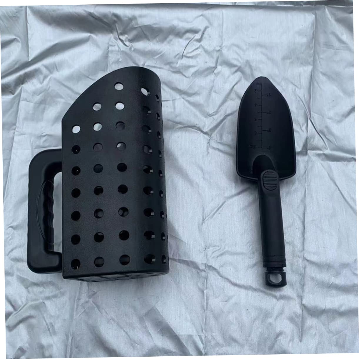 HONMEET 1set Portable Sand Scoop Shovel Kit for Treasure Hunting Detecting Tool for Beach and River Easy Sifting Shovel for Quick Treasure Discovery for