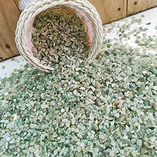 Image of Reiki Healing Green Aventurine Crystal Chips for Vastu 500 Gm | Gemstone Chips for Home Decor Items | Colorful Chips for Resin Art Flower Vase Aquarium Fish Tank Garden