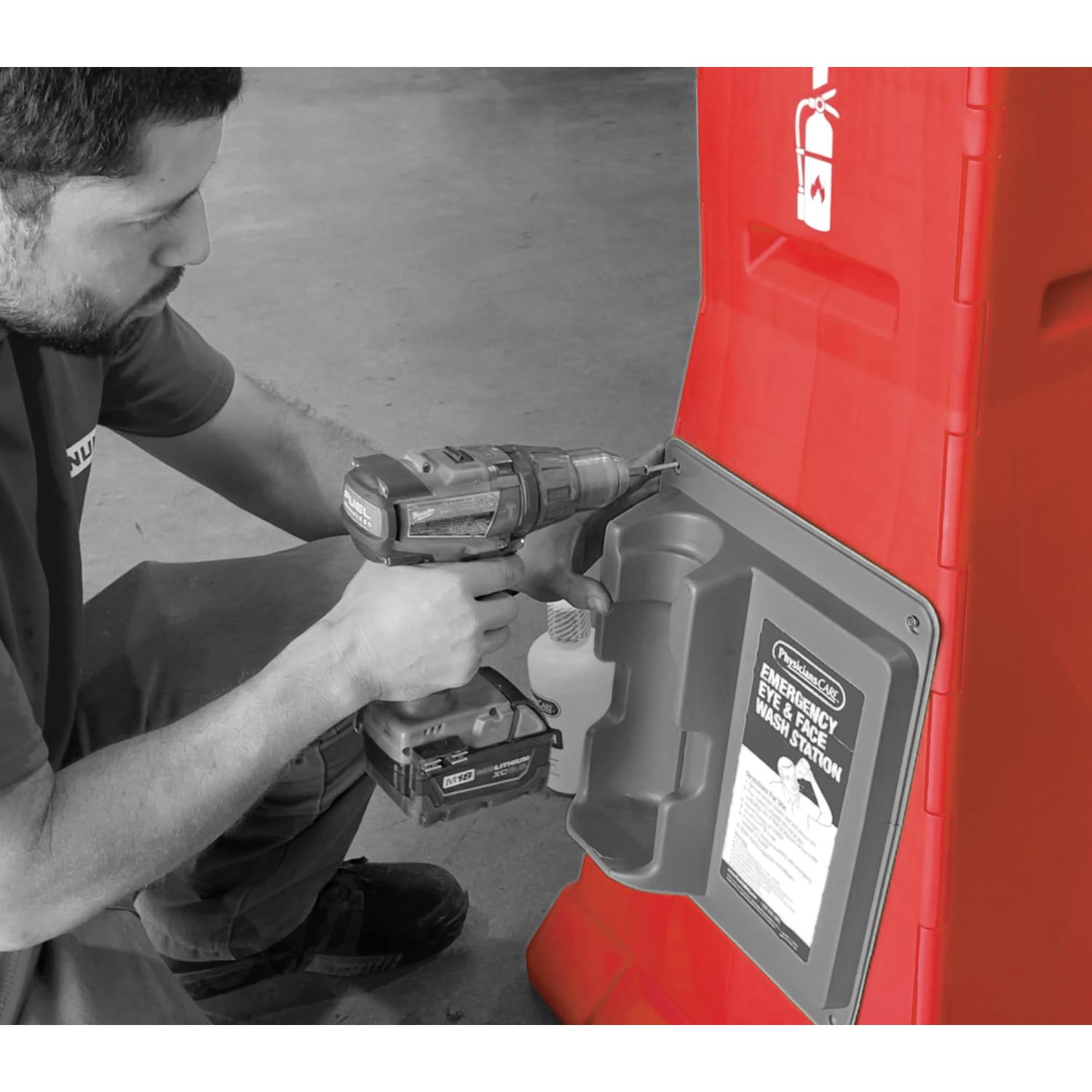 Portable Fire Extinguisher Stand - OSHA Compliant -3 Portable Fire Extinguisher Stand - OSHA Compliant -3