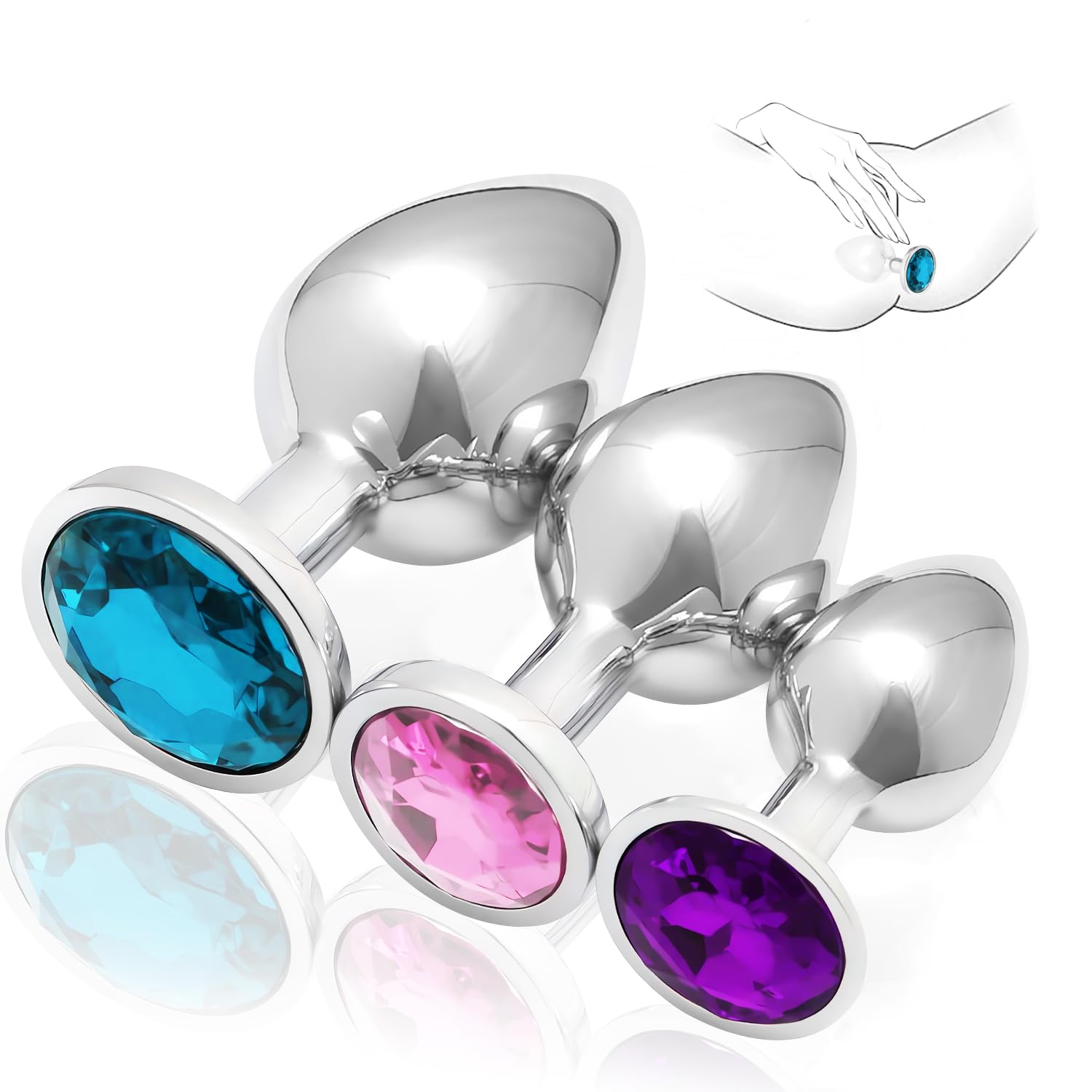 Couple Butt Sets Plug Toy Anales Sex Games Toys Plug Expander Relaxing Tool for Men Women Sunglassess BGL-6