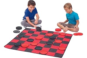 Etna Yard Checkers: Giant Game Set for Family Fun
