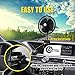 VaygWay 12V Car Oscillation Fan- 12 Volt Cigarette Lighter Fan- Portable Vehicle Clip on Fan-Car Rv Truck Golf Cart Fan