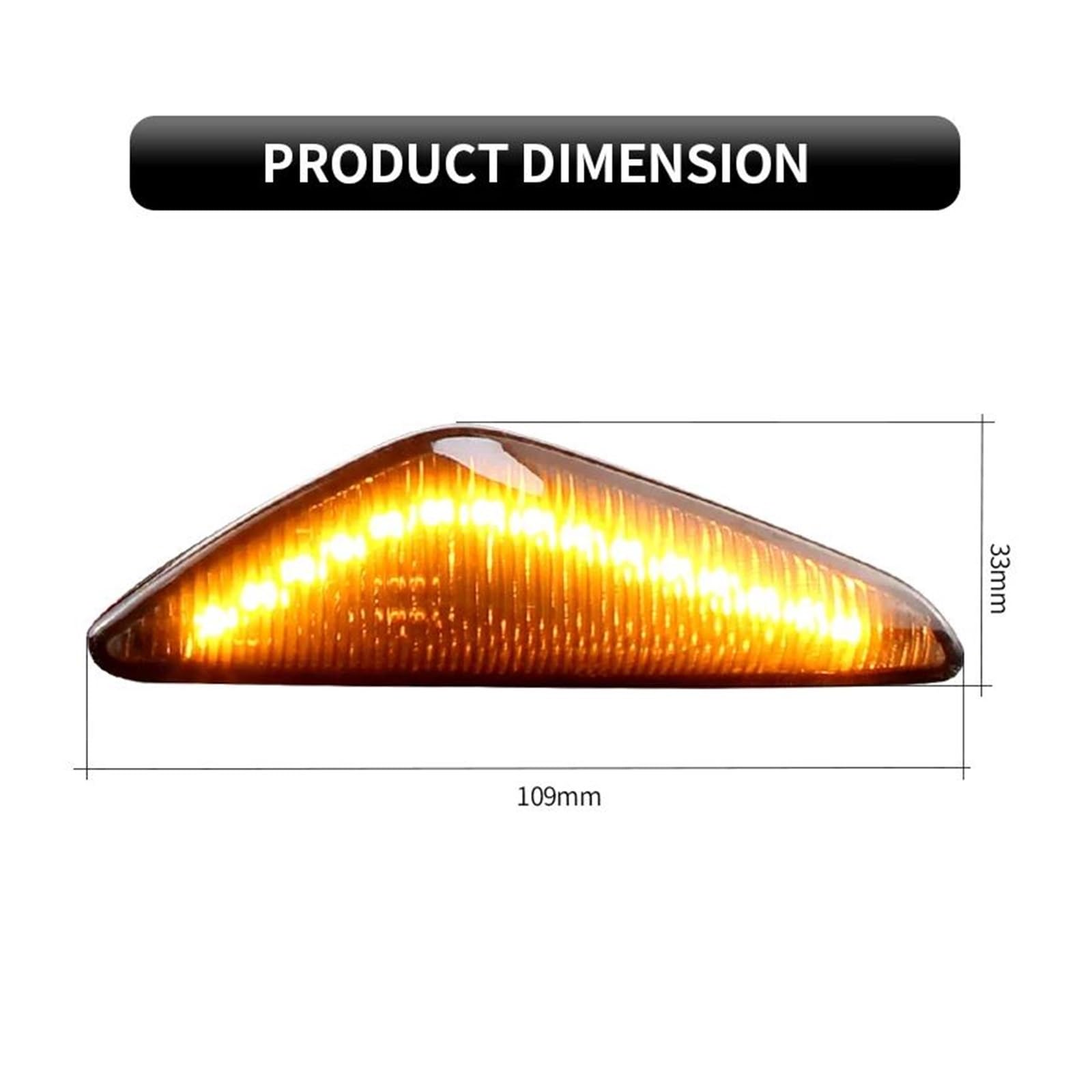 Señal de Giro del Espejo 2 Uds Luces LED De Posición Lateral Luz De Señal De Giro Lámpara Repetidora Lateral 12V Lámpara De Panel Intermitente Para E70 X5 F25 X3 E71 X6 2007-2013