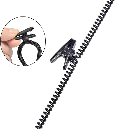 Miniatura 4 de TWAYRDIO Auricular de 0.098 in solo escucha con gancho suave en forma de C, pieza de auricular para Harris Radio XL200 Micrófono de solapa HYT