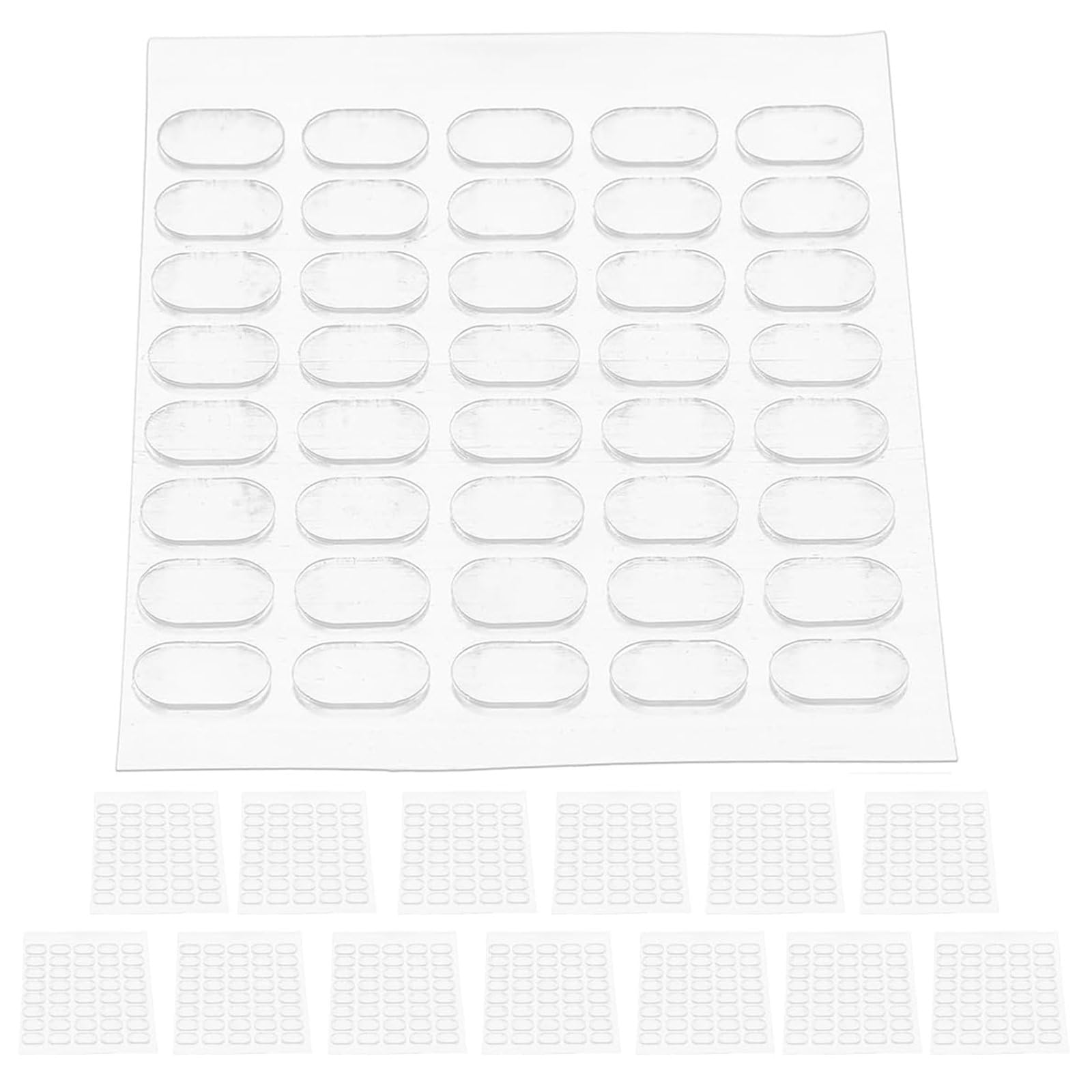 560 Pcs Mounting Putty, Double Sided Sticky Dots, Removable Poster Putty Clear Sticky Tack for Wall Pictures Hanging, No Trace Strong Adhesive, Water-Repellent for Home Office Decor