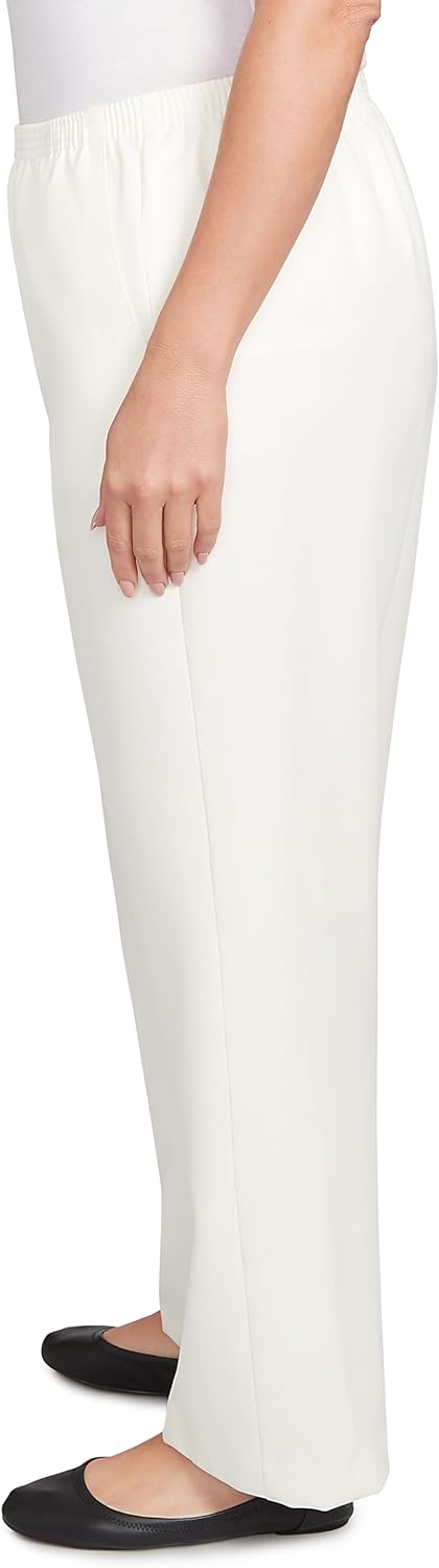Alfred Dunner Poly Accord Short Length Pant - Image 4