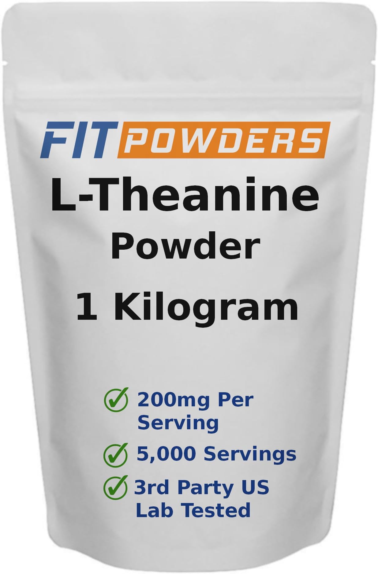 L-Theanine Powder 1,000g โ L Theanine Supplement, Scoop Included, Pure, Non-GMO, Vegan, Gluten-Free