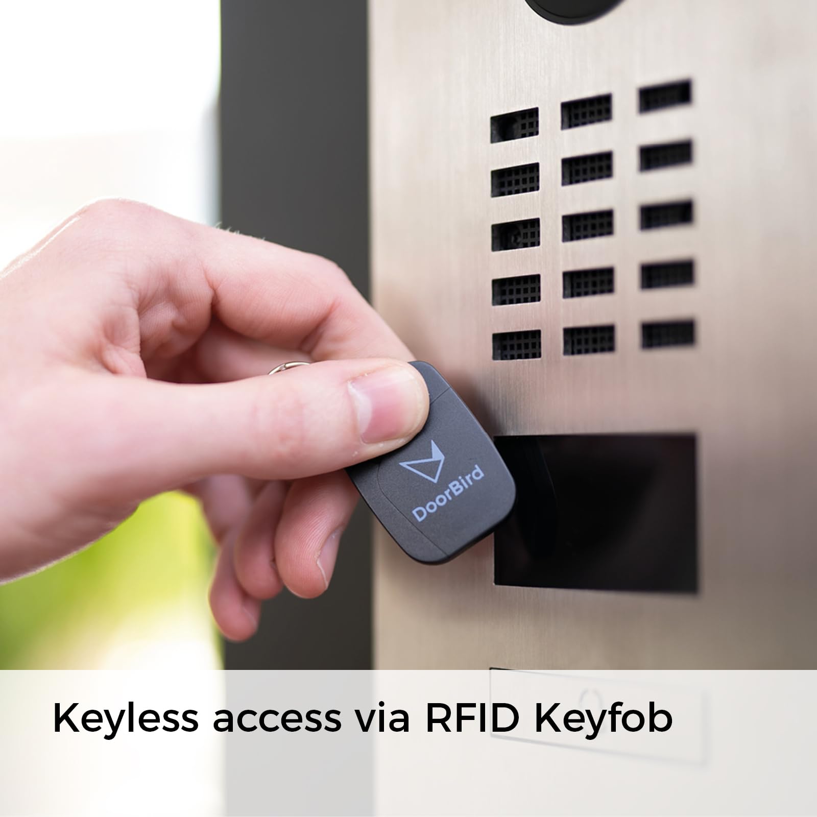 Doorbird - D2101V Bronze - Portier vidéo IP 1 Sonnette avec Lecteur de Badge RFID