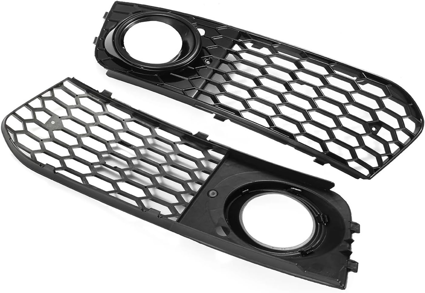 Fit For Audi A4 B8 RS4 2009 2010 2011 2012 Honeycomb Mesh Fog Light Open Vent A4 Grille Intake Cover 8KD807682 Fog Light Cover Fog Light Grille