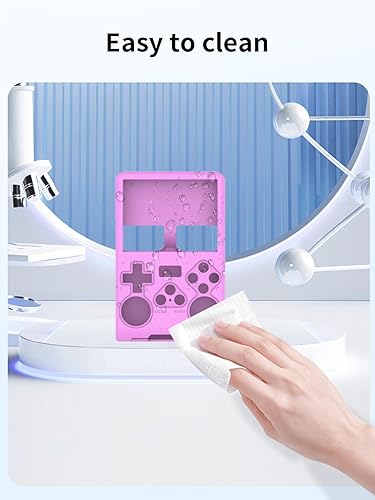 Miniatura 5 de Funda para consola de juegos retro R40S Pro, funda protectora suave de silicona a prueba de golpes para consola de juegos portátil R40S Pro Flip con