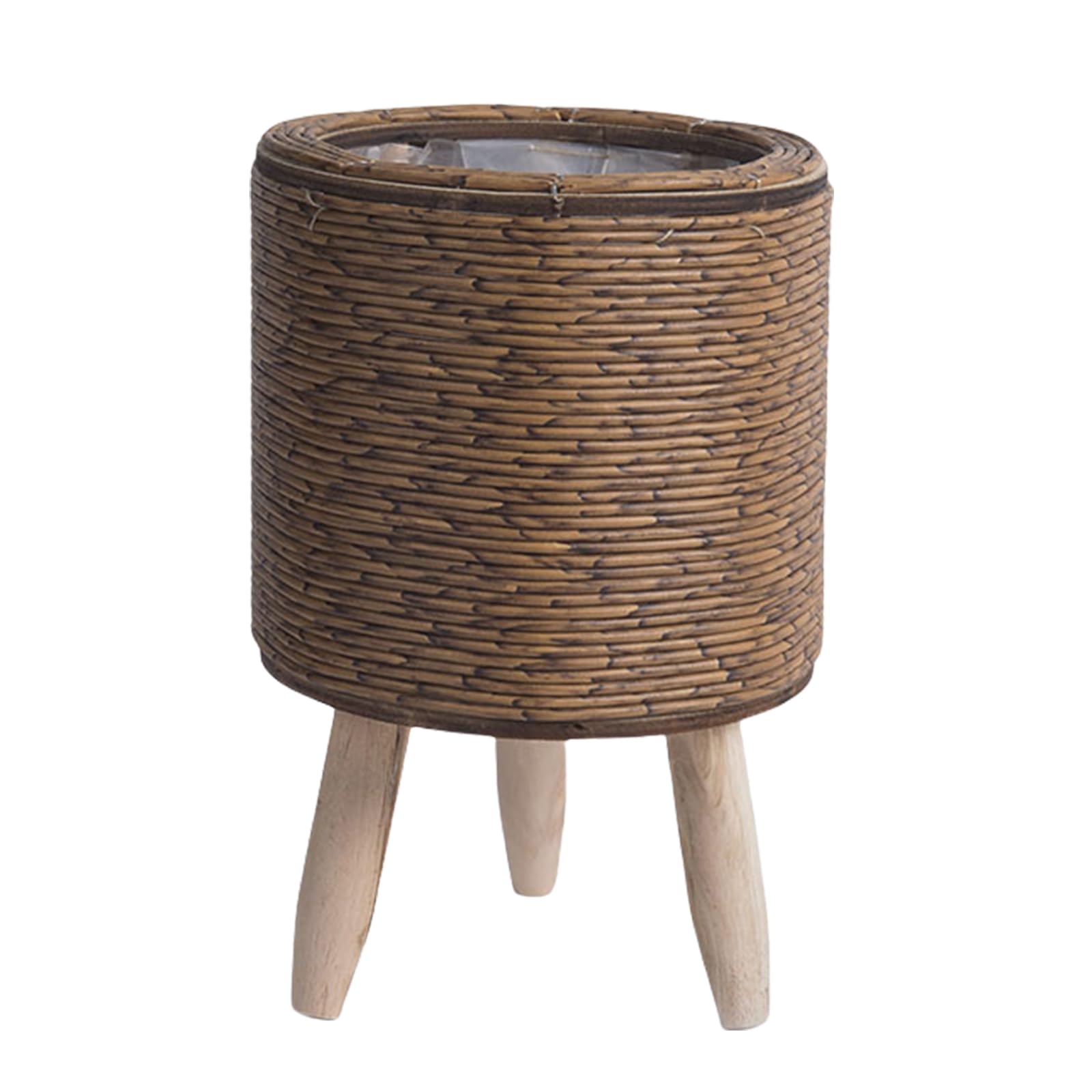 YWLUUOO Rattan Weaving Flowers Plant Basket Grass Planter Indoor Outdoor Garden Pots Container for Bonsais Decorations Flowers Pots