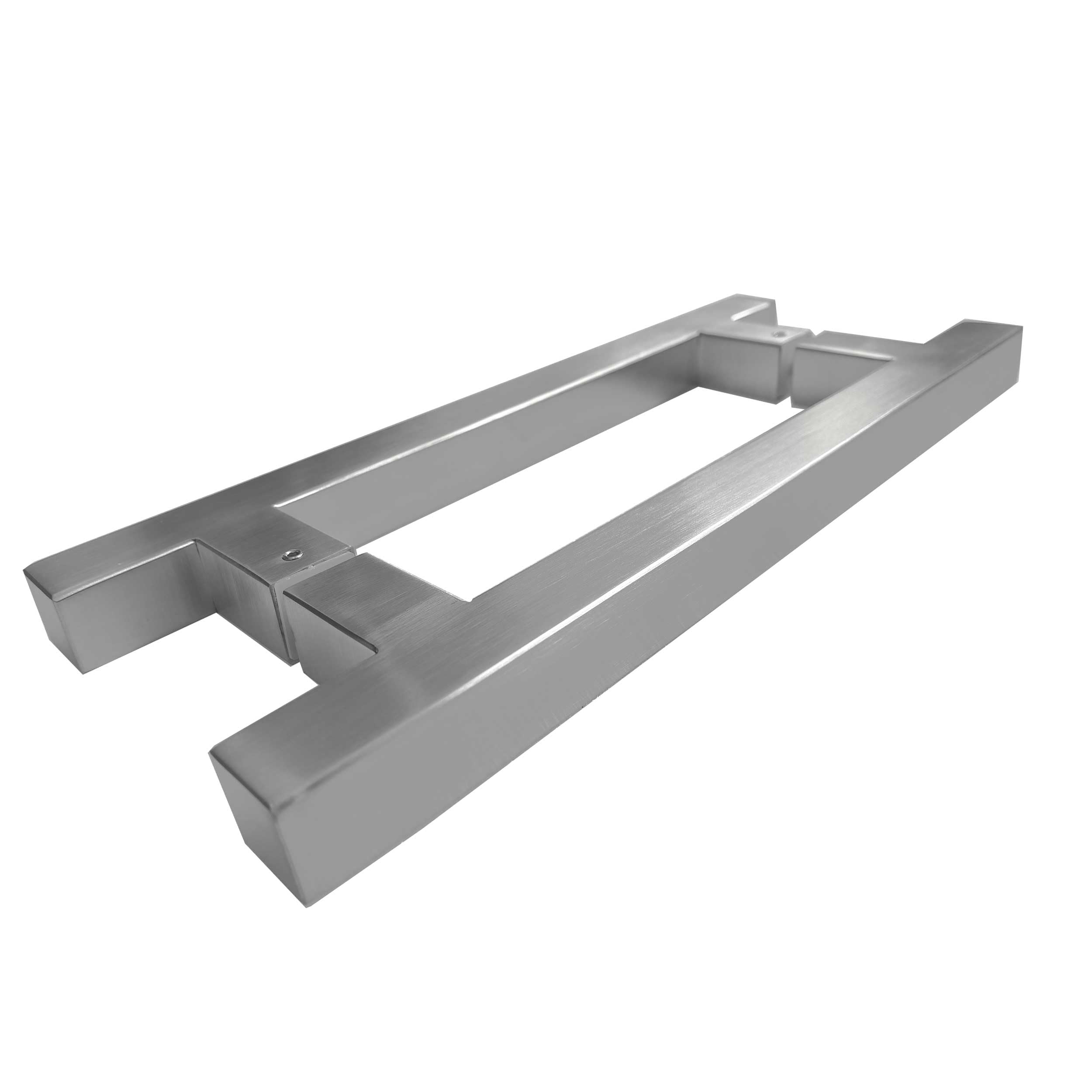 8-Inch Chrome Back-to-Back Pull Handle For Frameless Shower Glass Door