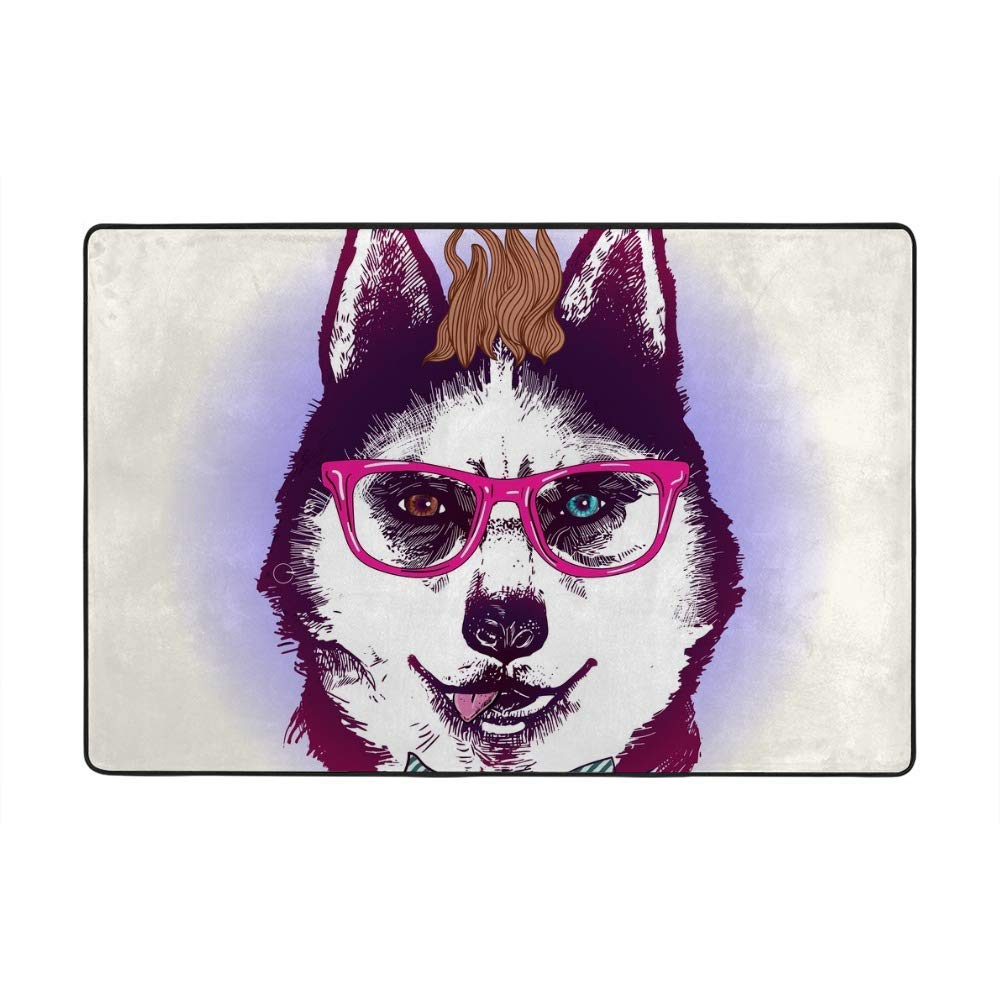 Tapis husky de salon Ruchen pour masquer un sol froid et terne
