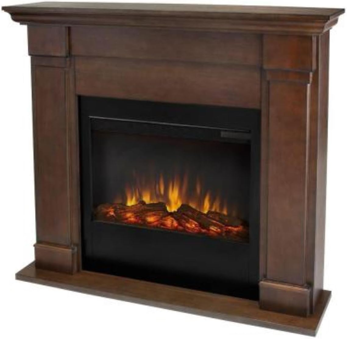Lowry Slim Electric Fireplace Finish: Vintage Black Maple