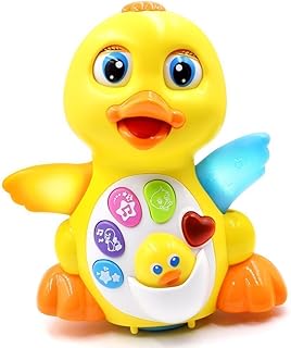 PowerTRC Dancing Duck Toy for Kids | Interactive and Educational Action Toy | Comes with Light, Musical Songs and Different Dance Modes