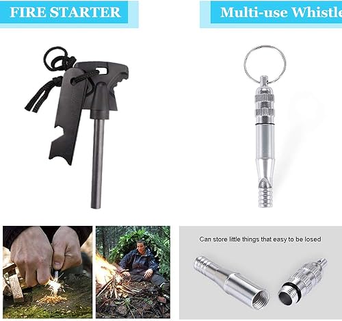 Miniatura 8 de EMDMAK Kit de supervivencia. Equipo de emergencia exterior para camping senderismo, viajes o aventuras