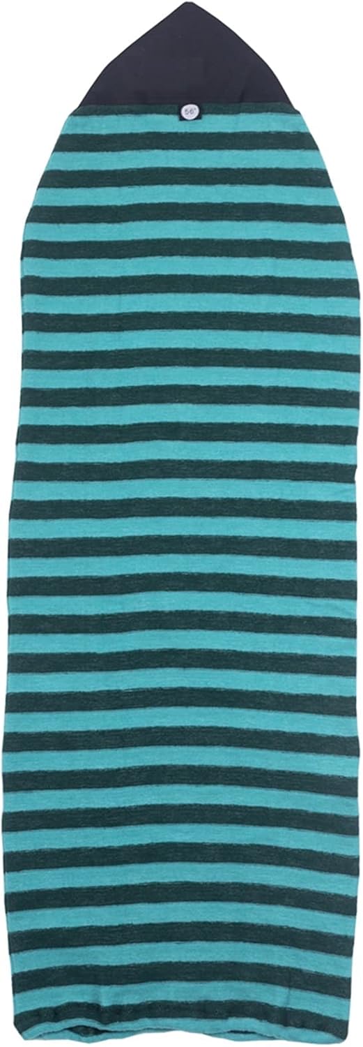 5.6ft Surfboard Sock Soft Board Cover Skimboard Cover Bag Protective Stretch Fabric (Color : Color 4)