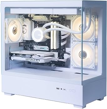 Amazon.com: Cooler Power LUXEBYTE Gaming PC White - AMD