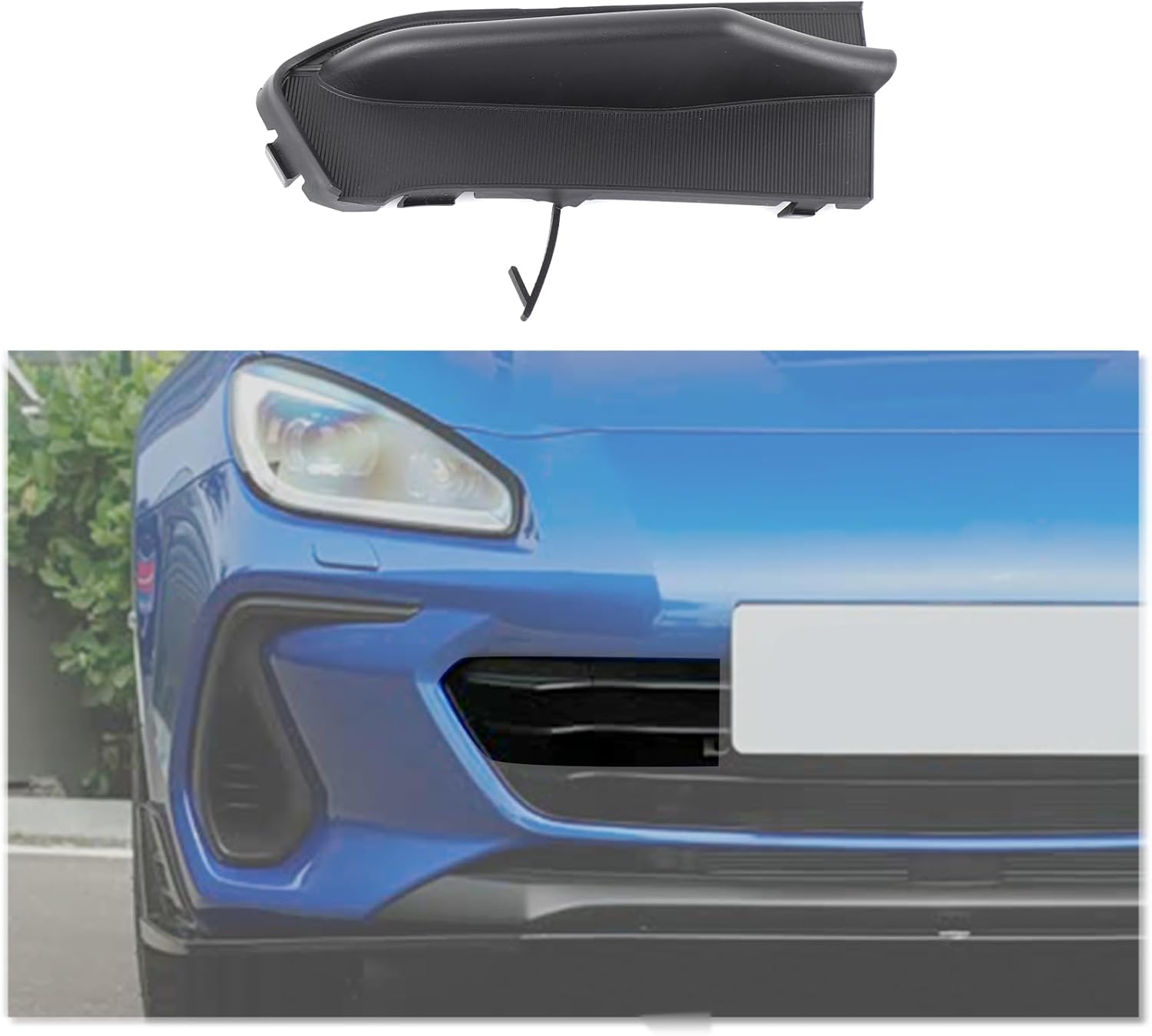 Front Bumper Grille Towing Eye Cover Molding Accessorie Compatible with Subaru BRZ 2022-2025 Car Front Bumper Grille Tow Hook Eye Coupler Trailer Cover Cap Accessories