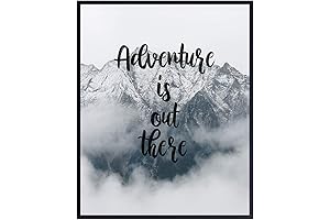 Adventure Room Decor - Inspirational Wall Art Print for an Adventurous Feel