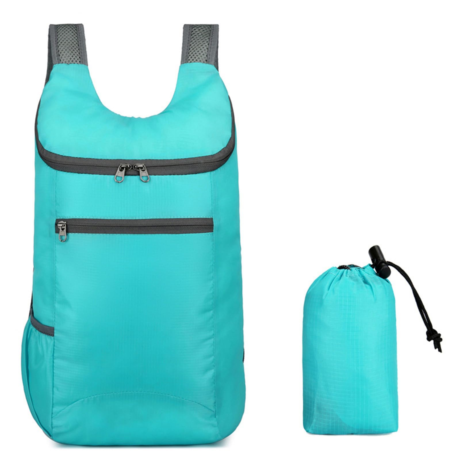 MICFENY Hiking Daypack Ultralightweight Packable Backpack Splashproof Foldable Pack Travel Daypack for Outdoor Camping Climbing
