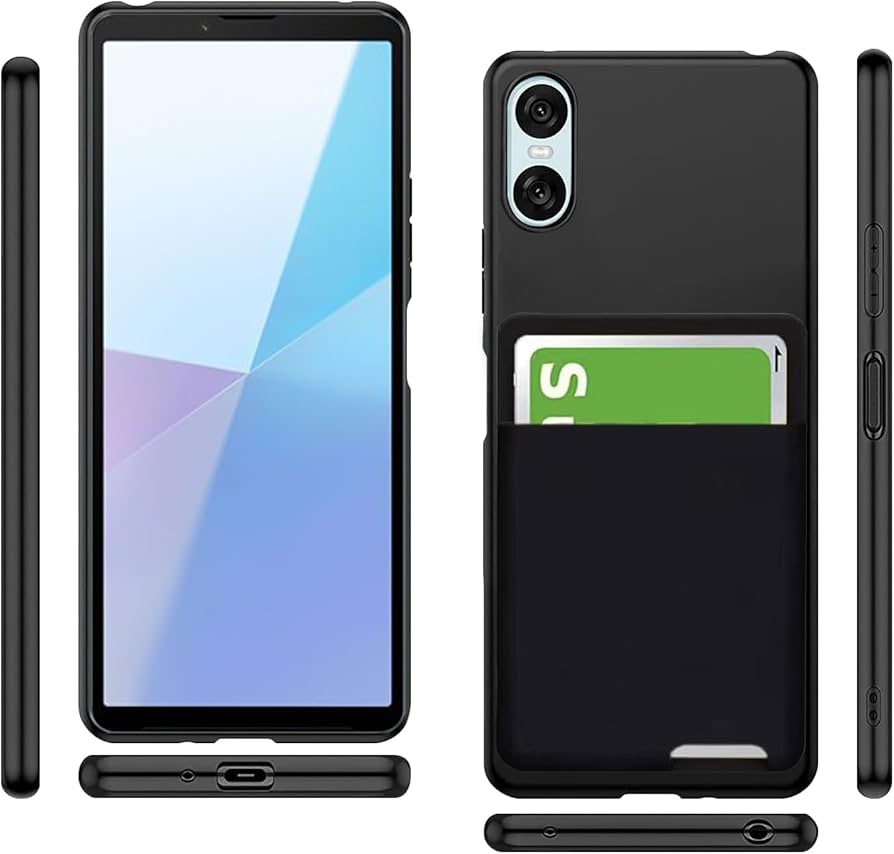 Amazon.co.jp: Xperia 10 VI ケース 背面収納 耐衝撃 カード収納 薄型