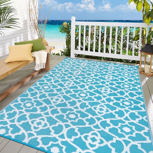 Enyhom Große Outdoor-Teppiche für den Garten, wasserdicht, 150 x 240...