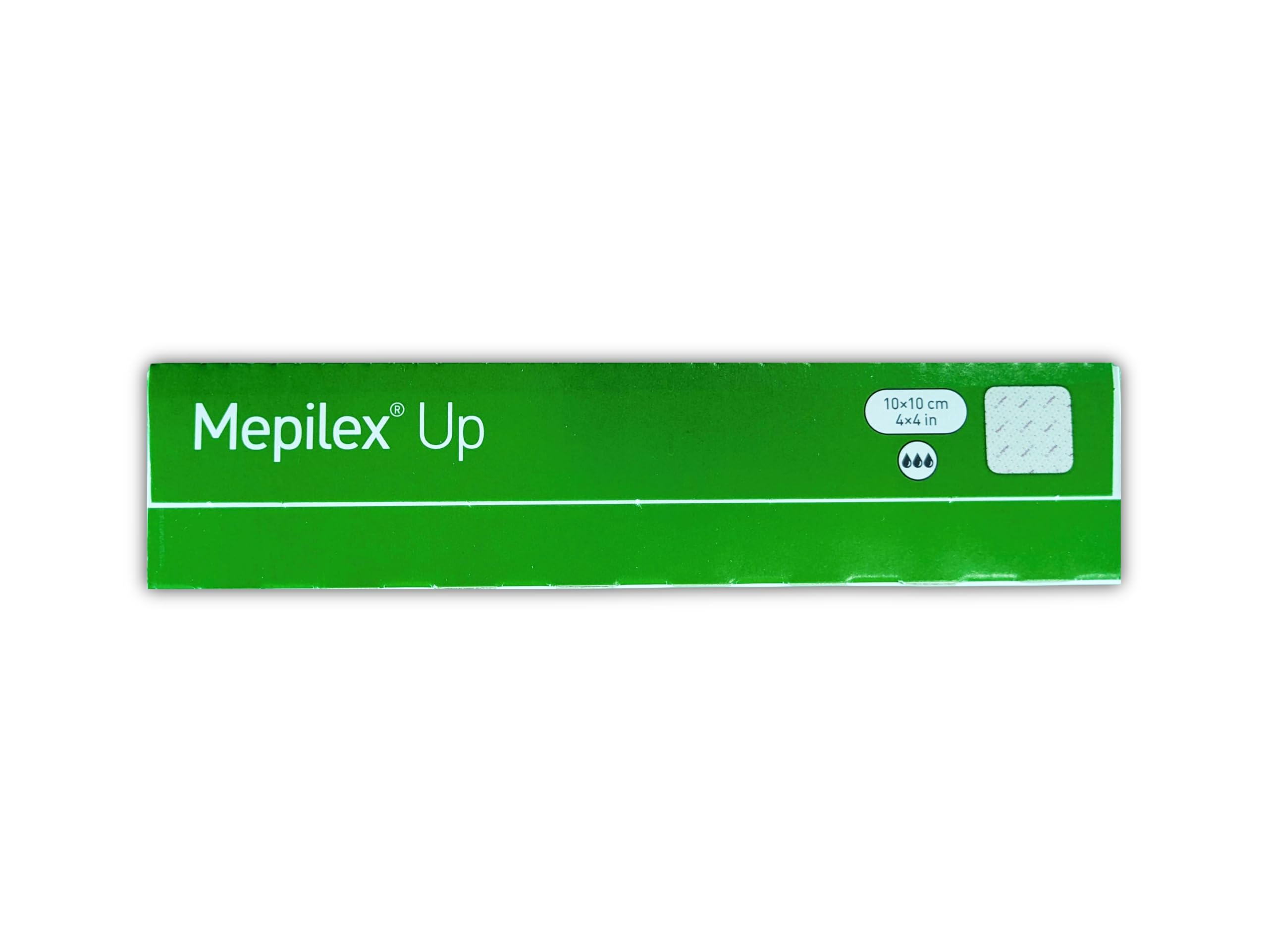 Mölnlycke, Mepilex Up 10 cm x 10 cm, miękki bandaż z pianki silikonowej, 5 szt