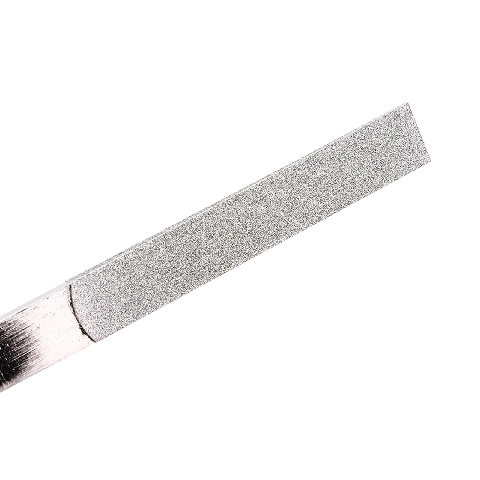 12-teiliges Flachfeilen-Set, Mini-Feilen mit komfortablem Gummigriff, hohe Härte, beschichtete Schleiffeilen für Metall, Holz, Kunststoff, manuelle Verarbeitung, Hardware-Werkzeuge
