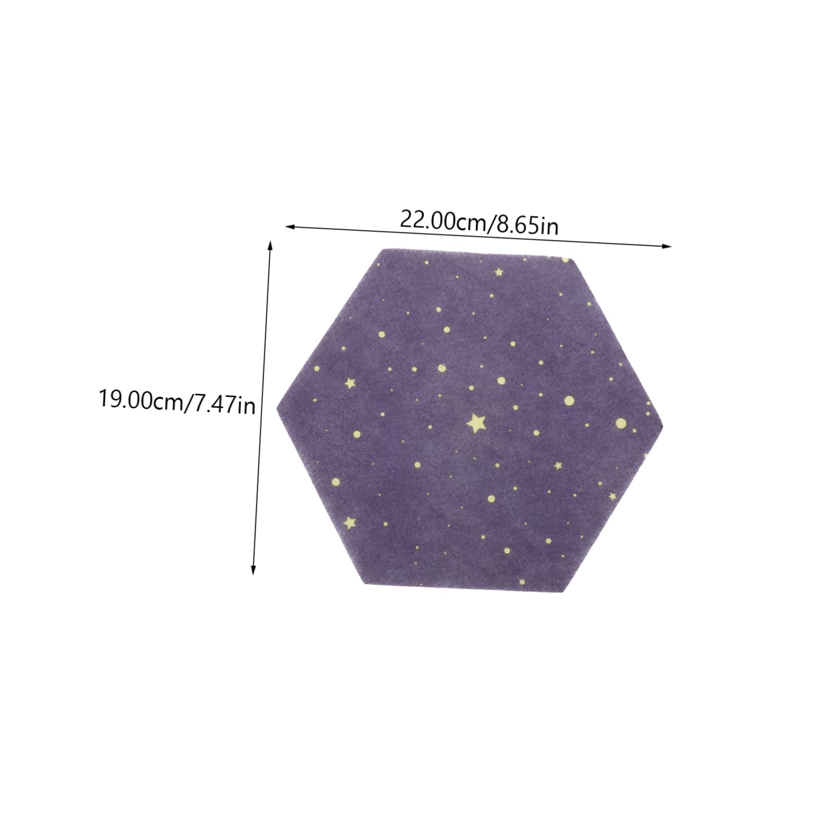 GOOHOCHY 6Pcs Hexagon Felt Pin Boards for Walls Versatile Memo Board for Home Office and Classroom Decor Lightweight Bulletin Board Tiles