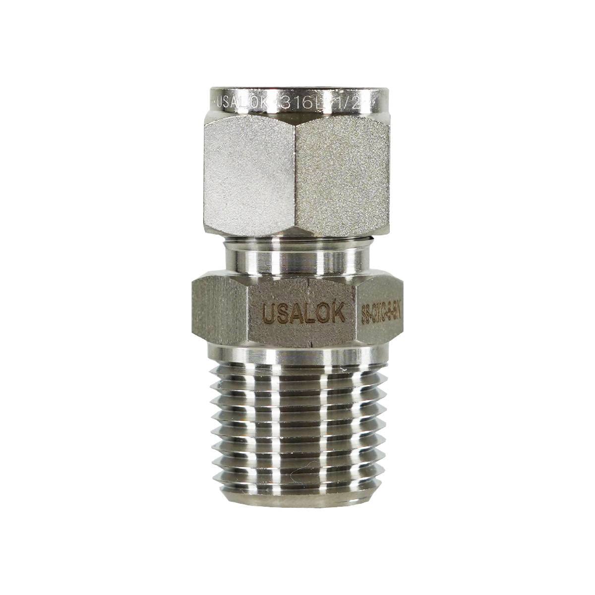 USALOK Compression Female Tube to MNPT Connector - USAlab