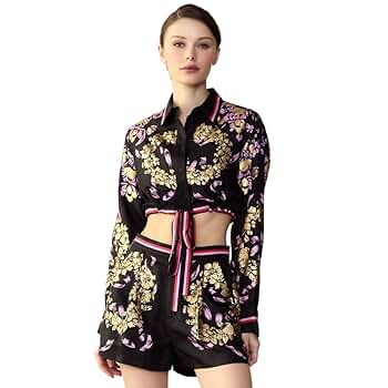 Amazon.com: Cynthia Rowley Marseille Shirt (US, Alpha, X