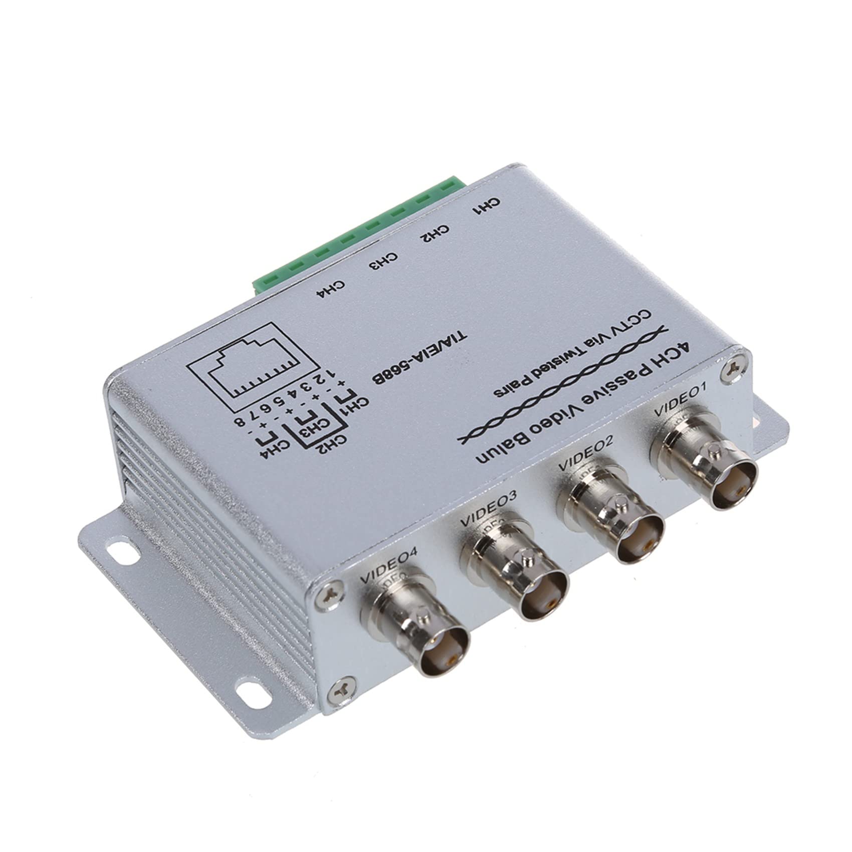 PENGY 4X Transceptor Balun Video UTP 4 Canales