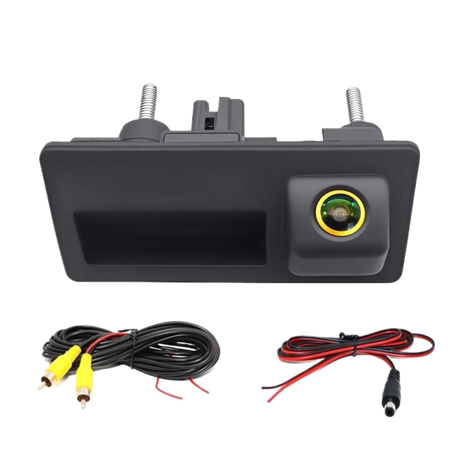 Cámara Marcha Atrás Coche para Golf para Passat B7 B6 para Tiguan para Jetta para MK6 HD Cámara Asa Coche 1080P AHD Vista Trasera Vehículo(HD AHD 1080P)
