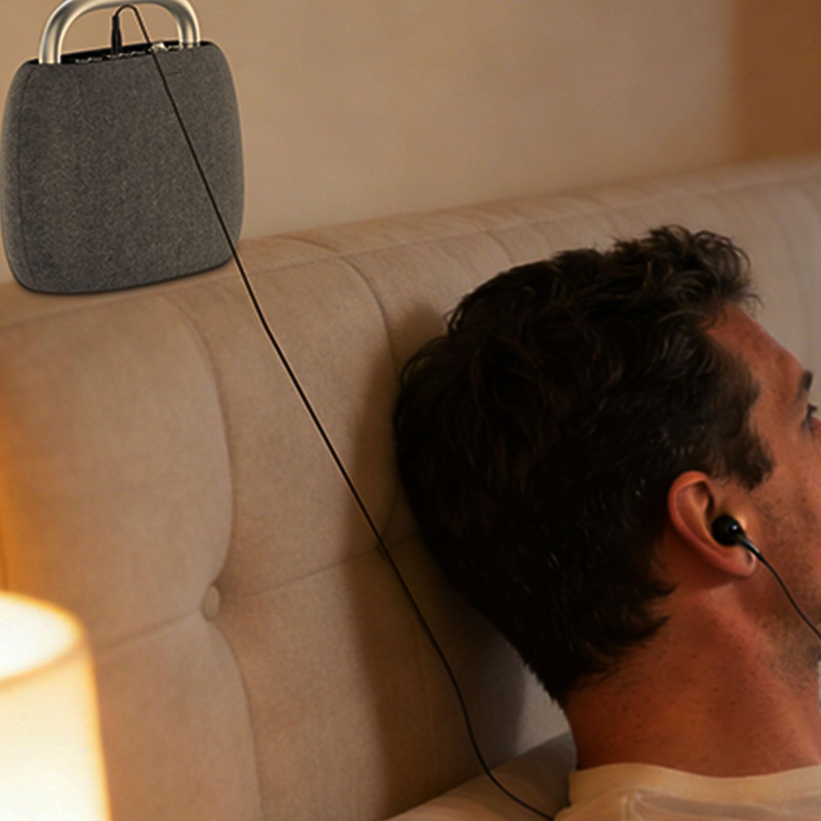 Haut-Parleur TV sans Fil Portable pour Personnes âgées, Chambre