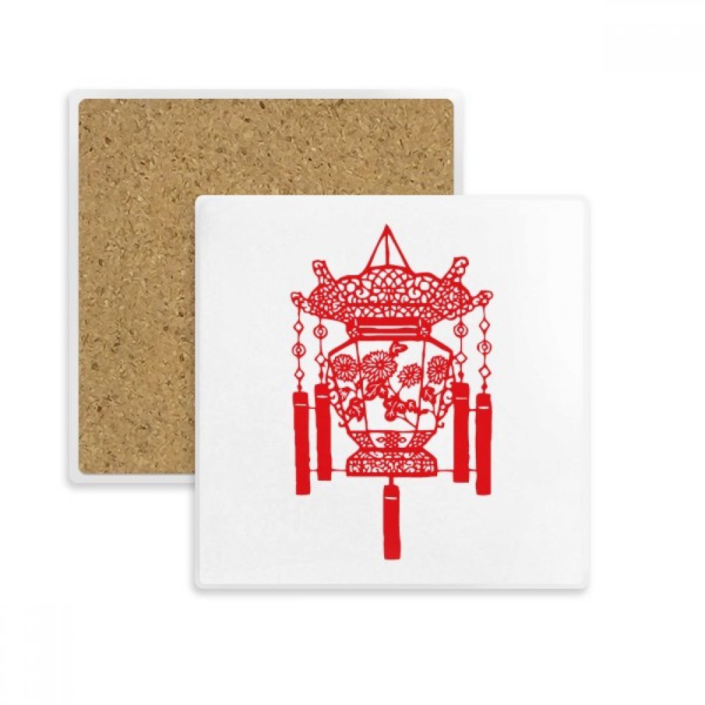 Lampion Chinois Coaster en pierre absorbante idée cadeau décoration de table