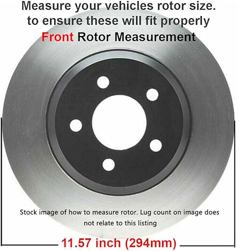 Miniatura 4 de Detroit Axle - Kit de freno delantero para Mini Cooper 07-15 2007 2008 2009 2010 2011 2012 2013 2014 2015 Rotores de freno perforados y ranurados