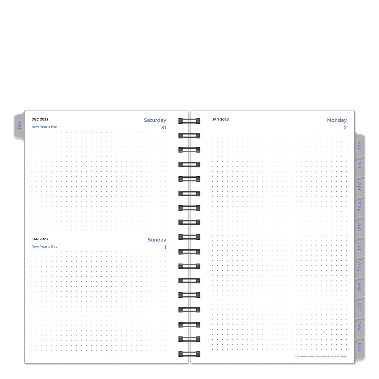 Buy FranklinCovey Classic Dot Grid One Page Per Day Wire Bound buy-franklincovey-classic-dot-grid-one-page-per-day-wire-bound