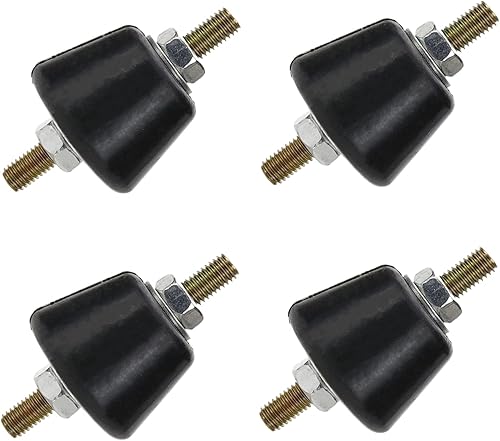 Miniatura 1 de Quluxe 4 piezas de tacos de goma amortiguadores y vibraciones aisladores para mini bombas de caloragua divididas, compresores de aire, motores