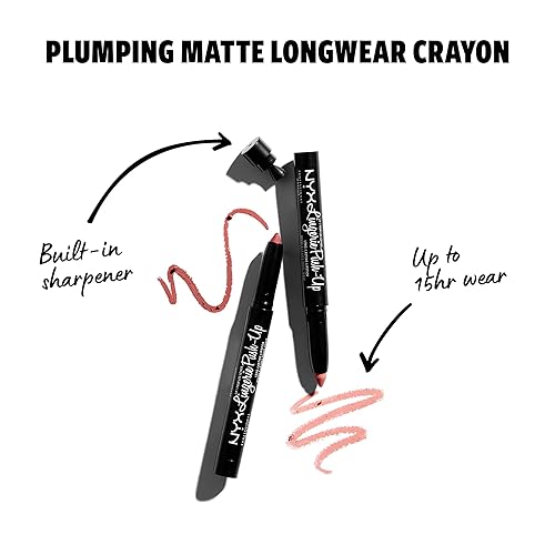 Miniatura 10 de NYX PROFESSIONAL MAKEUP Lip Lingerie Push-Up Lápiz labial de larga duración, exótico (rojo caoba cálido)