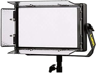 Ikan Lyra Bi-Color 3200K-5600K Soft Panel (1) 1 x Half Studio & Field LED Light with DMX Control, Includes Barn Doors, Bi-Color Adjustable (LBx5) - Black