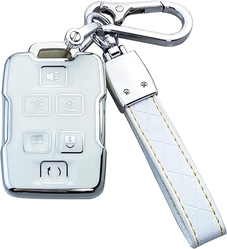 Funda para llavero compatible con Chevy Silverado 1500 2500HD 3500HD Tahoe Suburban Colorado Canyon GMC Sierra Yukon Accesorios Protector de carcasa
