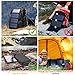 Solar Phone Charger 10.000mAh Power Bank - Portable Smartphone & iPhone Battery + Emergency Flashlight – (2) USB Ports + (4) Foldable Solar Panels - Fast Charging Smart IC Technology - Camping, Hiking