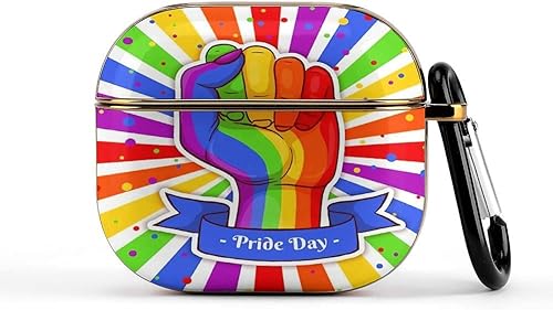 Gay, transexual, besties, arco iris, orgullo, colorido, amor, sé quien eres, LGBTQ, compatible con AirPods 3, AirPods Pro 2nd Funda protectora