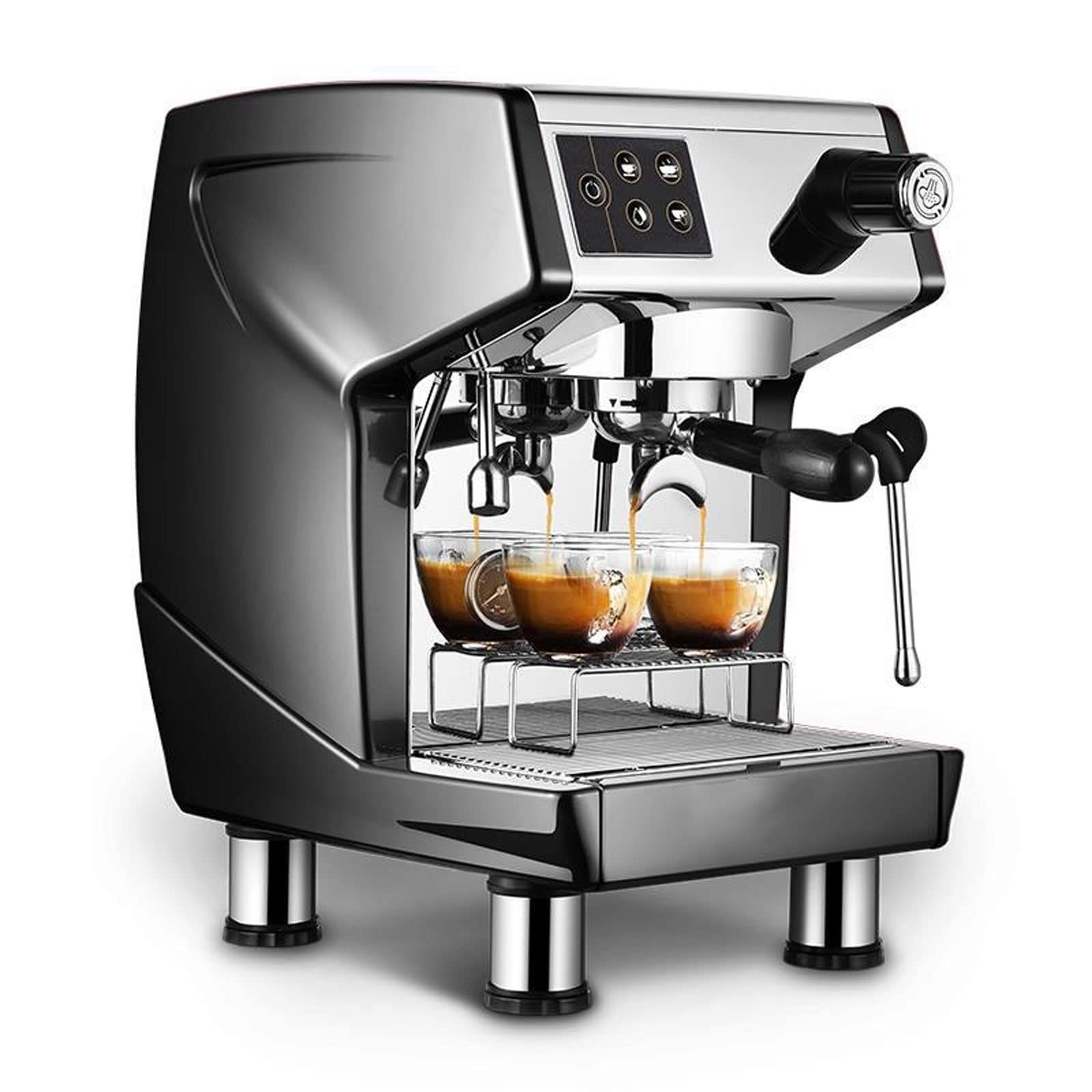 Espresso Coffee Machine Cappuccino Maker Multiple Functions for Espresso Moka Fast Heating System for Home Barista Brewing Color