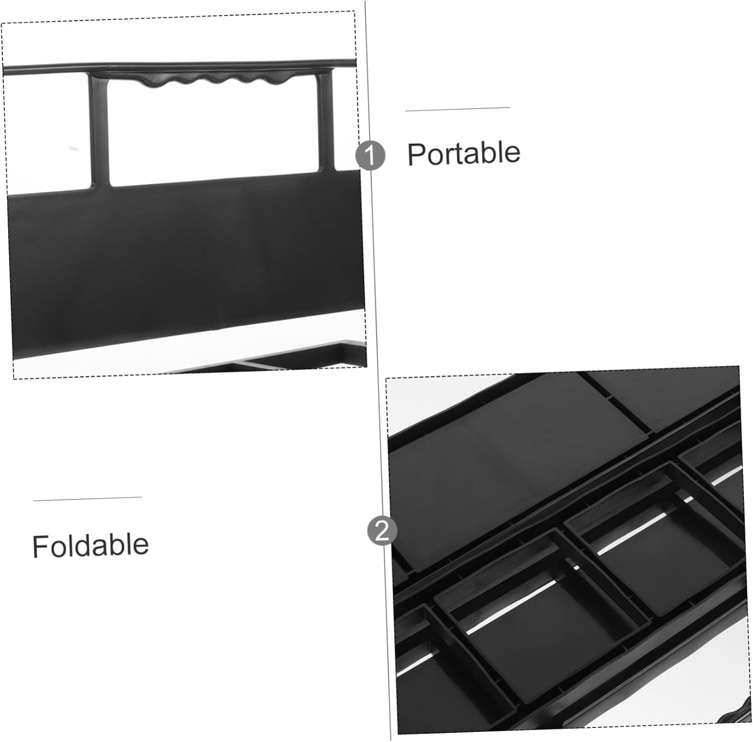 DECHOUS Portable Water Bottle Carrier for Athletes 8-Hole Plastic Drink Holder Handle for Sports Teams for Outdoor Events and Travel