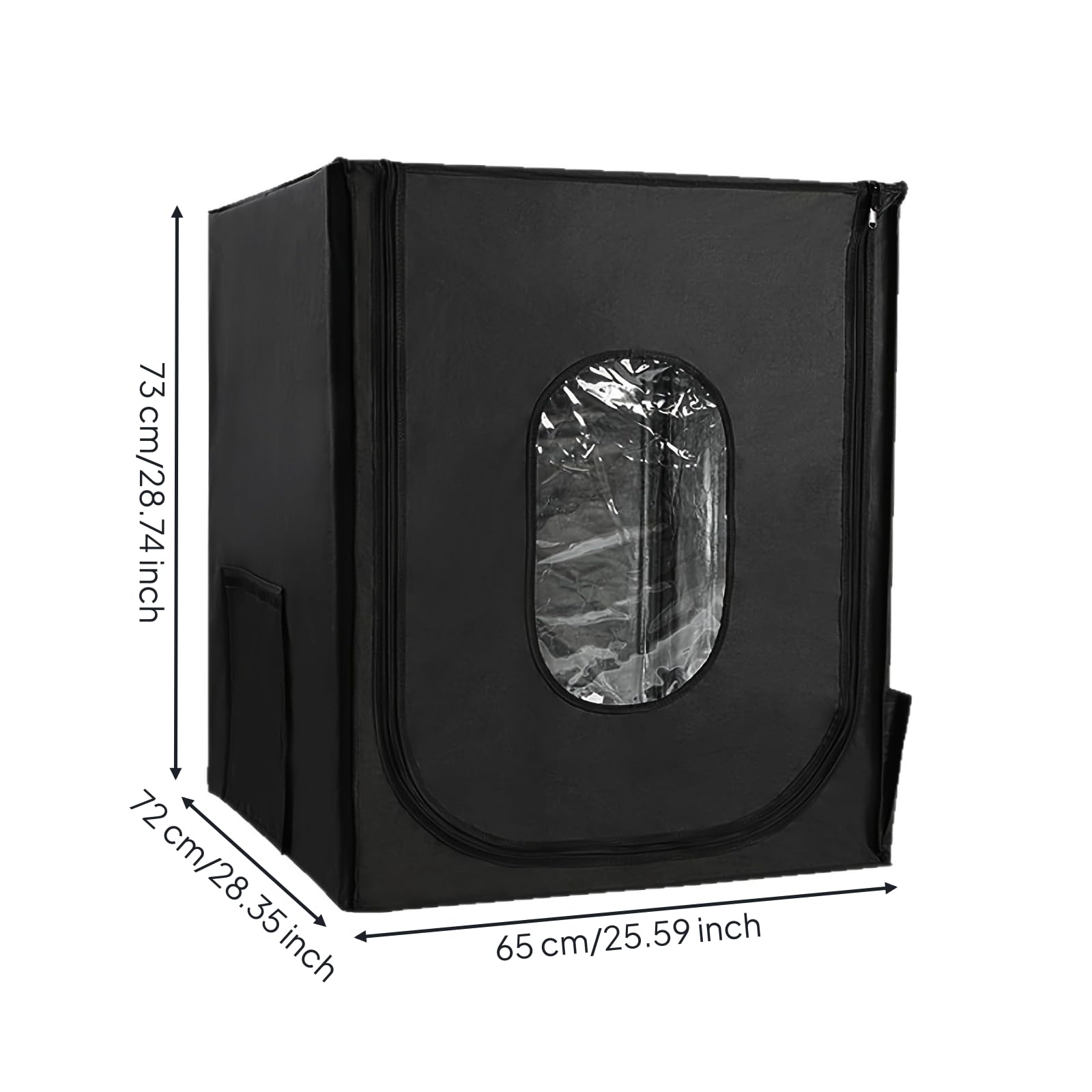 dreidimensionaleDrucker-Abdeckung mit Sichtfenster Staubdicht 3D Drucker Gehäuse Faltbar Druckerhaube mit Reißverschluss für Heimwerkstatt, Hobbyraum