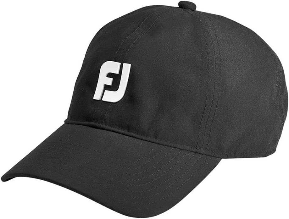 FootJoy DryJoys Tour Black Rain Cap, One Size