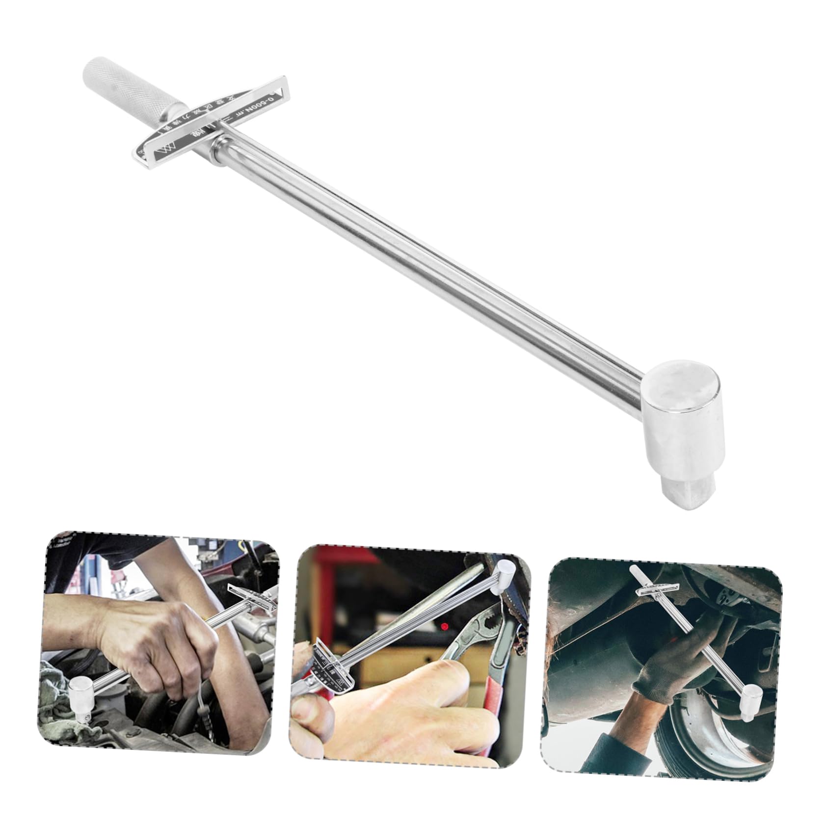 HOMSFOU Chiave Dinamometrica a Puntatore 0-500n, Interfaccia 3/4 19mm