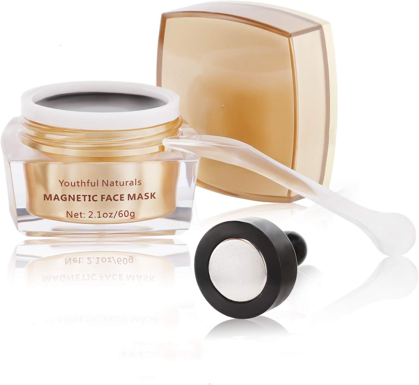 Magnetic Face Mask Mineral-Rich Magnet Mask with Magnet Pore Cleansing Removes Skin Impurities 1.7 oz